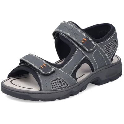 Rieker Sandales classiques pour homme 26156, Gris 47, 44 EU - Publicité Rieker Sandales classiques pour homme 26156, Gris 47, 44 EU - Publicité