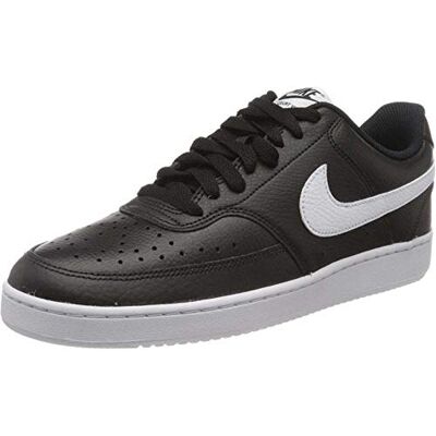 Nike Court Vision Low, Sneakers Basses Homme, Noir (Black/White-Photon Dust 100), 42 EU - Publicité Nike Court Vision Low, Sneakers Basses Homme, Noir (Black/White-Photon Dust 100), 42 EU - Publicité