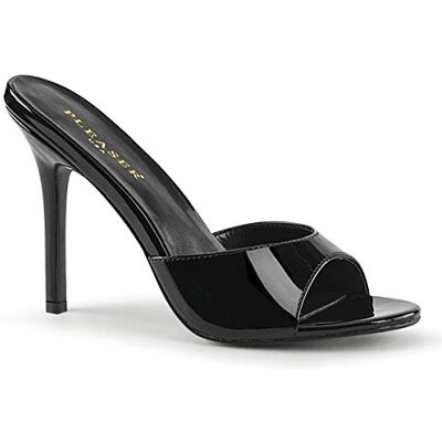 Pleaser Sandales Ouvertes Classique-01 pour Femme, Black Pat, 40 EU - Publicité Pleaser Sandales Ouvertes Classique-01 pour Femme, Black Pat, 40 EU - Publicité