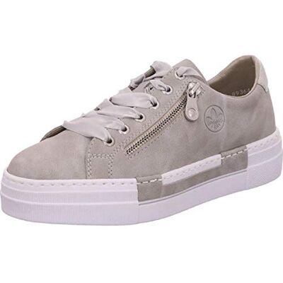 Rieker N49c2-40, Sneakers Basses femme, Gris (Cement/Silver 40), 36 EU - Publicité Rieker N49c2-40, Sneakers Basses femme, Gris (Cement/Silver 40), 36 EU - Publicité