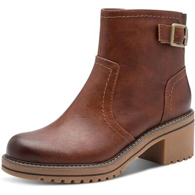 MARCO TOZZI Femme Mode-Stiefel Botte Tendance, Cognac, 37 EU - Publicité MARCO TOZZI Femme Mode-Stiefel Botte Tendance, Cognac, 37 EU - Publicité