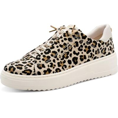 MARCO TOZZI Femme Baskets Feel Me Doux Semelle intérieure Amovible Doublure intérieure Douce Vegan à Lacets, Beige (Leo Cream), 37 EU - Publicité MARCO TOZZI Femme Baskets Feel Me Doux Semelle intérieure Amovible Doublure intérieure Douce Vegan à Lacets, Beige (Leo Cream), 37 EU - Publicité