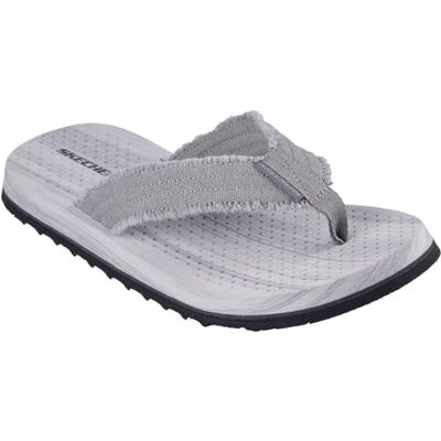 Skechers Men's Tantric Sandals, Gray Canvas, 45 EU - Publicité Skechers Men's Tantric Sandals, Gray Canvas, 45 EU - Publicité