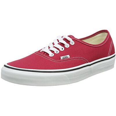 Vans Authentic, Baskets Mixte Adulte, Rouge (Crimson/True White Q9u), 42.5 EU - Publicité Vans Authentic, Baskets Mixte Adulte, Rouge (Crimson/True White Q9u), 42.5 EU - Publicité