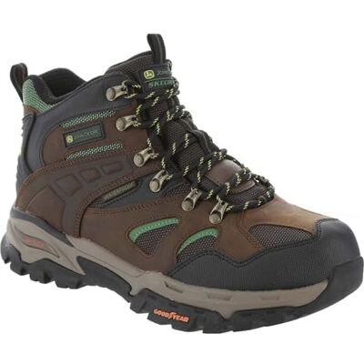 Skechers x John Deere ARCH FIT TARVER, Bottine Hommes, Brown, - Publicité Skechers x John Deere ARCH FIT TARVER, Bottine Hommes, Brown, - Publicité