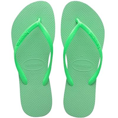 Havaianas Slim, Tongs Élégantes, Durables et Polyvalentes, avec Semelle Texturée pour Adhérence et Soutien, Femme - Publicité Havaianas Slim, Tongs Élégantes, Durables et Polyvalentes, avec Semelle Texturée pour Adhérence et Soutien, Femme - Publicité