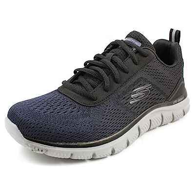 Skechers Track RIPKENT, Baskets, Navy Mesh/Black Trim, - Publicité Skechers Track RIPKENT, Baskets, Navy Mesh/Black Trim, - Publicité