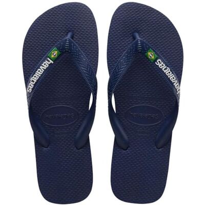 Havaianas Brasil Logo (Mini Me) Mixte Enfant Flipflop Navy Blue 27 EU - Publicité Havaianas Brasil Logo (Mini Me) Mixte Enfant Flipflop Navy Blue 27 EU - Publicité