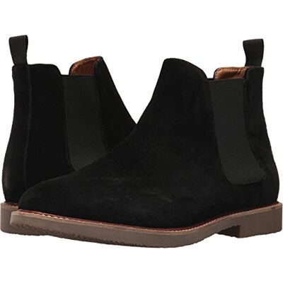 Steve Madden Bottes Chelsea Highline pour homme, Aspect cuir velours noir, 45 EU - Publicité Steve Madden Bottes Chelsea Highline pour homme, Aspect cuir velours noir, 45 EU - Publicité