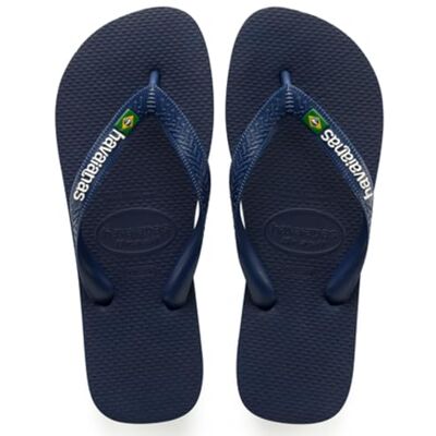 Havaianas Brasil Logo, Tongs Iconiques, Confortables et Durables, Lanières avec Le Drapeau du Brésil et Semelle Antidérapante aux Bandes Colorées, Adultes Unisexe - Publicité Havaianas Brasil Logo, Tongs Iconiques, Confortables et Durables, Lanières avec Le Drapeau du Brésil et Semelle Antidérapante aux Bandes Colorées, Adultes Unisexe - Publicité