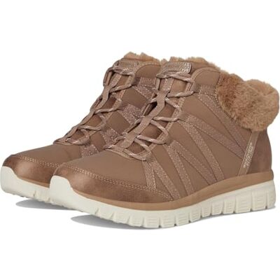 Skechers Femme GRACEFUL COZY STROLLS Bottines, Mocha Nylon/Webbing/Faux Fur, 39 EU - Publicité Skechers Femme GRACEFUL COZY STROLLS Bottines, Mocha Nylon/Webbing/Faux Fur, 39 EU - Publicité