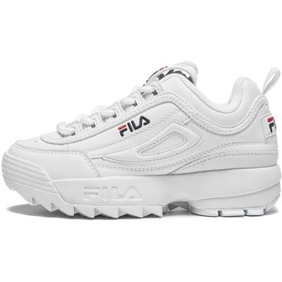 Fila Mixte Enfant Disruptor Kids Enfant Garcon Baskets-mode, White, 33 EU - Publicité Fila Mixte Enfant Disruptor Kids Enfant Garcon Baskets-mode, White, 33 EU - Publicité