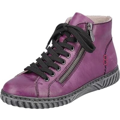 Rieker Femme N0921 Lacets, Rouge, 38 EU - Publicité Rieker Femme N0921 Lacets, Rouge, 38 EU - Publicité