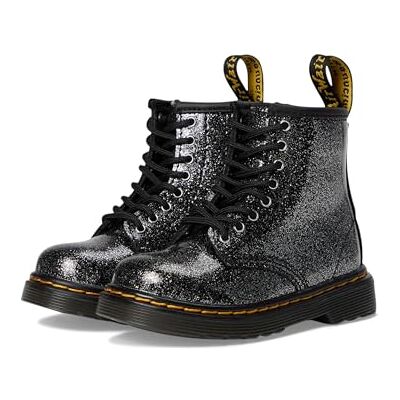 Dr. Martens Unisexe enfant 1460 (petit enfant/grand enfant), Noir/paillettes argentées, 2 Little Kid - Publicité Dr. Martens Unisexe enfant 1460 (petit enfant/grand enfant), Noir/paillettes argentées, 2 Little Kid - Publicité