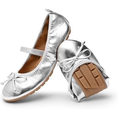 DREAM PAIRS Kids Ballerines Fille Elégantes Chaussures Plates pour Filles Mary Jane Confortables et Légères,Size 36,Argent,KKUMFA2502 - Publicité DREAM PAIRS Kids Ballerines Fille Elégantes Chaussures Plates pour Filles Mary Jane Confortables et Légères,Size 36,Argent,KKUMFA2502 - Publicité