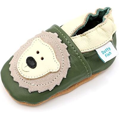 Dotty Fish Chaussures Bébé Premiers Pas Cuir Souple Ours 18-24 Mois - Publicité Dotty Fish Chaussures Bébé Premiers Pas Cuir Souple Ours 18-24 Mois - Publicité