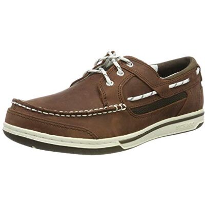 Sebago Triton Three Eyelets NBK, Chaussures Bateau Homme, Brown-DkBrown, 43 EU - Publicité Sebago Triton Three Eyelets NBK, Chaussures Bateau Homme, Brown-DkBrown, 43 EU - Publicité