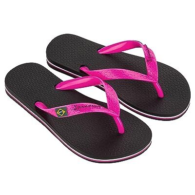 Ipanema CLAS Brasil II Kids Tongues, Noir/Rose, 37 EU - Publicité Ipanema CLAS Brasil II Kids Tongues, Noir/Rose, 37 EU - Publicité