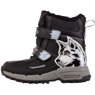 Kappa Claw II TEX K Boys Botte de Neige, Black Ice, 28 EU - Publicité Kappa Claw II TEX K Boys Botte de Neige, Black Ice, 28 EU - Publicité