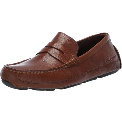 Cole Haan Wyatt Penny Driver Mocassins pour Homme, Bronzage Britannique/Nicotine, 43 EU - Publicité Cole Haan Wyatt Penny Driver Mocassins pour Homme, Bronzage Britannique/Nicotine, 43 EU - Publicité
