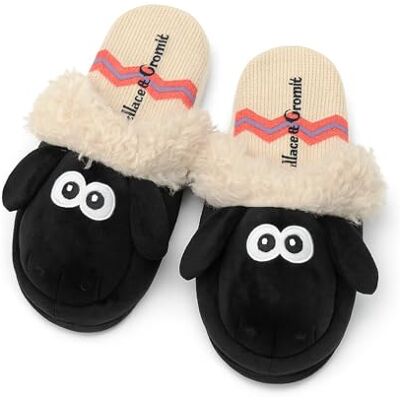 Coddies Shaun le mouton Sliders – Pantoufles d'intérieur en mousse à mémoire de forme avec semelle rigide – Chaussons confortables pour hommes, femmes et adolescents – Cadeaux officiels Shaun le - Publicité Coddies Shaun le mouton Sliders – Pantoufles d'intérieur en mousse à mémoire de forme avec semelle rigide – Chaussons confortables pour hommes, femmes et adolescents – Cadeaux officiels Shaun le - Publicité