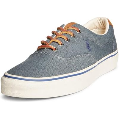 Polo Ralph Lauren Baskets Keaton Pony pour Homme, Denim/Bleu Marine Newport, 44.5 EU - Publicité Polo Ralph Lauren Baskets Keaton Pony pour Homme, Denim/Bleu Marine Newport, 44.5 EU - Publicité