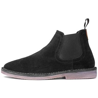 Hush Puppies Homme Shaun Bottine Chelsea, Noir, 42 EU - Publicité Hush Puppies Homme Shaun Bottine Chelsea, Noir, 42 EU - Publicité
