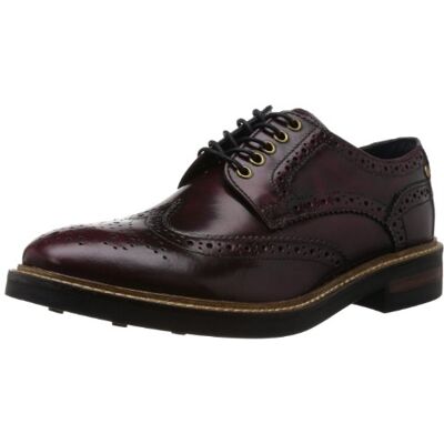 Base London Woburn, Oxford Homme, Rouge (Bordo Hi Shine), 45 EU - Publicité Base London Woburn, Oxford Homme, Rouge (Bordo Hi Shine), 45 EU - Publicité