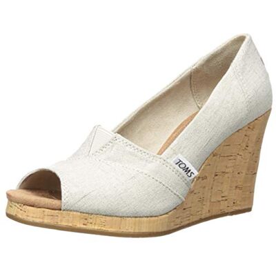 TOMS Femme Classic Wedge Sandale à Semelle compensée, Off White, 38 EU - Publicité TOMS Femme Classic Wedge Sandale à Semelle compensée, Off White, 38 EU - Publicité