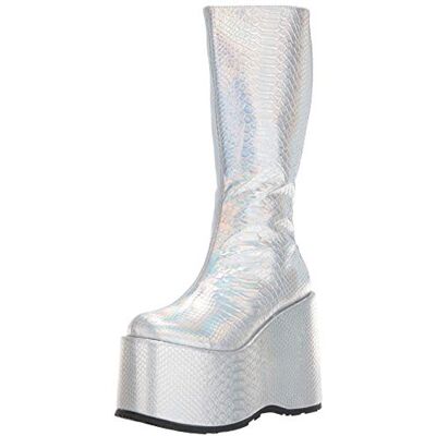 Ellie Shoes Femme 500-amara Botte Tendance, Hologramme argenté, 45.5 EU - Publicité Ellie Shoes Femme 500-amara Botte Tendance, Hologramme argenté, 45.5 EU - Publicité