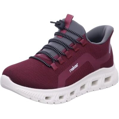 Rieker Pantoufles pour Femme, Rouge, 37 EU - Publicité Rieker Pantoufles pour Femme, Rouge, 37 EU - Publicité