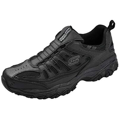 Skechers Sport Men's Afterburn M. Fit Wonted Loafer,Black/Charcoal,11 4E US - Publicité Skechers Sport Men's Afterburn M. Fit Wonted Loafer,Black/Charcoal,11 4E US - Publicité
