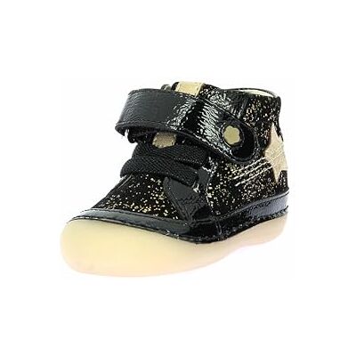 Kickers SOKISTIC,BOTTILLON BEBE NOIR OR, 21 EU - Publicité Kickers SOKISTIC,BOTTILLON BEBE NOIR OR, 21 EU - Publicité