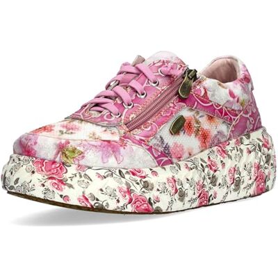 LAURA VITA Chaussures à Lacets Sneaker pour Femmes SODAO 51, Pointure:40 EU, La Couleur:Rose - Publicité LAURA VITA Chaussures à Lacets Sneaker pour Femmes SODAO 51, Pointure:40 EU, La Couleur:Rose - Publicité