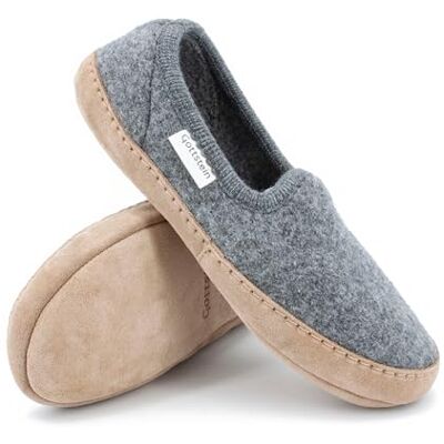 Gottstein Cheyenne, Chaussons de Chalet Unisexe, Grey, 40 - Publicité Gottstein Cheyenne, Chaussons de Chalet Unisexe, Grey, 40 - Publicité