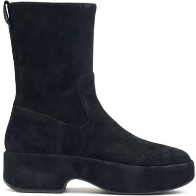 Fitflop F-luma Bottines mi-mollet en daim stretch pour femme, tout noir, 37 EU - Publicité Fitflop F-luma Bottines mi-mollet en daim stretch pour femme, tout noir, 37 EU - Publicité