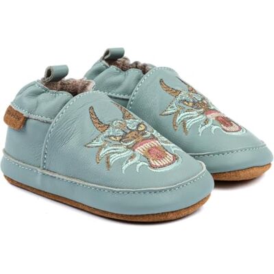 Mikk-Line Chaussures d'éveil souples en cuir Chaussons antidérapants imprimés motifs animaux Doublure en lin pour bébés - Publicité Mikk-Line Chaussures d'éveil souples en cuir Chaussons antidérapants imprimés motifs animaux Doublure en lin pour bébés - Publicité