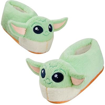 Disney Chaussons Femme Chaussons Peluche Adulte Rigolo Idée Cadeau Stitch Bourriquet Baby Yoda (Vert Baby Yoda, 35-36) - Publicité Disney Chaussons Femme Chaussons Peluche Adulte Rigolo Idée Cadeau Stitch Bourriquet Baby Yoda (Vert Baby Yoda, 35-36) - Publicité