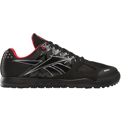 Reebok Baskets Nano 2.0 pour Homme, Noir et Rouge, 44.5 EU - Publicité Reebok Baskets Nano 2.0 pour Homme, Noir et Rouge, 44.5 EU - Publicité