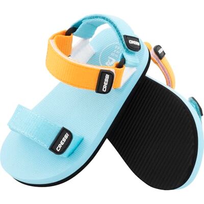 Cressi Depuis 1946 Rainbow Sandals des Sandales de Plage Colorées et Innovantes pour Enfants, Idéales pour la Plage, la Maison et Les Voyages Turquoise/Orange 25 - Publicité Cressi Depuis 1946 Rainbow Sandals des Sandales de Plage Colorées et Innovantes pour Enfants, Idéales pour la Plage, la Maison et Les Voyages Turquoise/Orange 25 - Publicité
