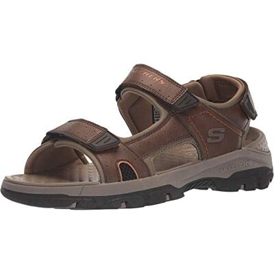 Skechers 204106 homme Sandales Bout ouvert, Marron (Brown Synthetic Brn), 43 EU - Publicité Skechers 204106 homme Sandales Bout ouvert, Marron (Brown Synthetic Brn), 43 EU - Publicité
