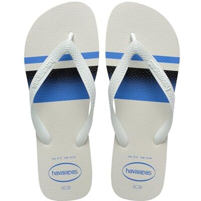 Havaianas Top Basic Homme FlipFlop White/White/Blue 45 EU - Publicité Havaianas Top Basic Homme FlipFlop White/White/Blue 45 EU - Publicité
