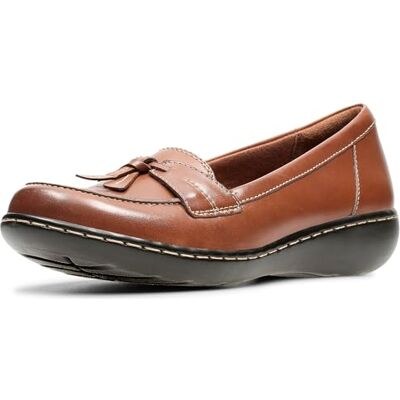 Clarks Femme Ashland Bubble Mocassin, Braunes Leder, 44 EU - Publicité Clarks Femme Ashland Bubble Mocassin, Braunes Leder, 44 EU - Publicité