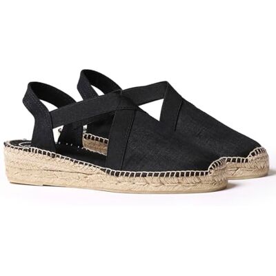 TONI PONS Espadrille Femme en Coton Verona Noir, 42 EU - Publicité TONI PONS Espadrille Femme en Coton Verona Noir, 42 EU - Publicité