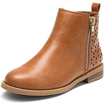 DREAM PAIRS Bottines Fille Confortables Chaussures Courtes à Enfiler avec Fermeture Éclair Antidérapantes pour Automne Hiver,Size 28,Tan/PU,SDBO2221K - Publicité DREAM PAIRS Bottines Fille Confortables Chaussures Courtes à Enfiler avec Fermeture Éclair Antidérapantes pour Automne Hiver,Size 28,Tan/PU,SDBO2221K - Publicité