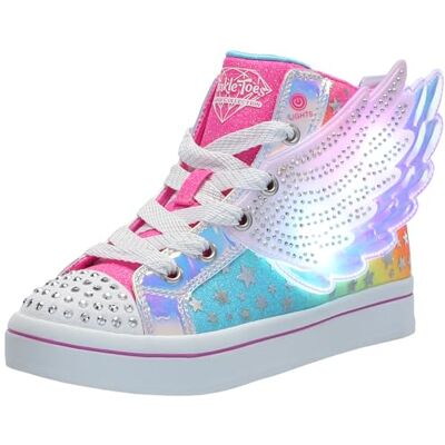 Skechers TWI-Lites 2.0 Dreamy Wings Bottines pour Enfant Rose/Multicolore Pointure 34, Rose/Multicolore, 2 UK Child - Publicité Skechers TWI-Lites 2.0 Dreamy Wings Bottines pour Enfant Rose/Multicolore Pointure 34, Rose/Multicolore, 2 UK Child - Publicité