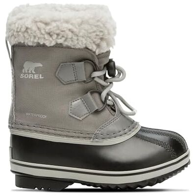 Sorel Childrens Yoot PAC Nylon WP Bottes de Neige imperméables, Quarry Dove Youth Collection 2024, 32 EU - Publicité Sorel Childrens Yoot PAC Nylon WP Bottes de Neige imperméables, Quarry Dove Youth Collection 2024, 32 EU - Publicité