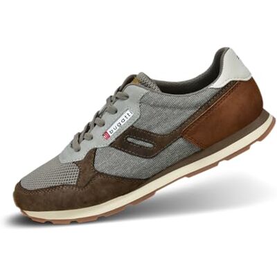 bugatti Chaussures Basses à Lacets pour Homme 321-ash01, Marron et Beige, 45 EU - Publicité bugatti Chaussures Basses à Lacets pour Homme 321-ash01, Marron et Beige, 45 EU - Publicité