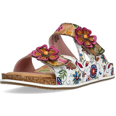 LAURA VITA Mules en Cuir pour Femmes Brcyano 32, Pointure:41 EU, La Couleur:Beige - Publicité LAURA VITA Mules en Cuir pour Femmes Brcyano 32, Pointure:41 EU, La Couleur:Beige - Publicité