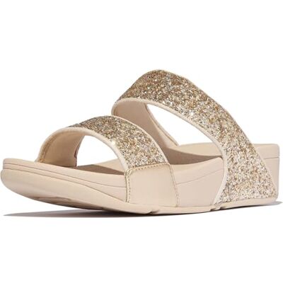 Fitflop LULU Sandales à paillettes multitons pour femme, platino/argent, pointure 41, Argent platine, 42 EU - Publicité Fitflop LULU Sandales à paillettes multitons pour femme, platino/argent, pointure 41, Argent platine, 42 EU - Publicité